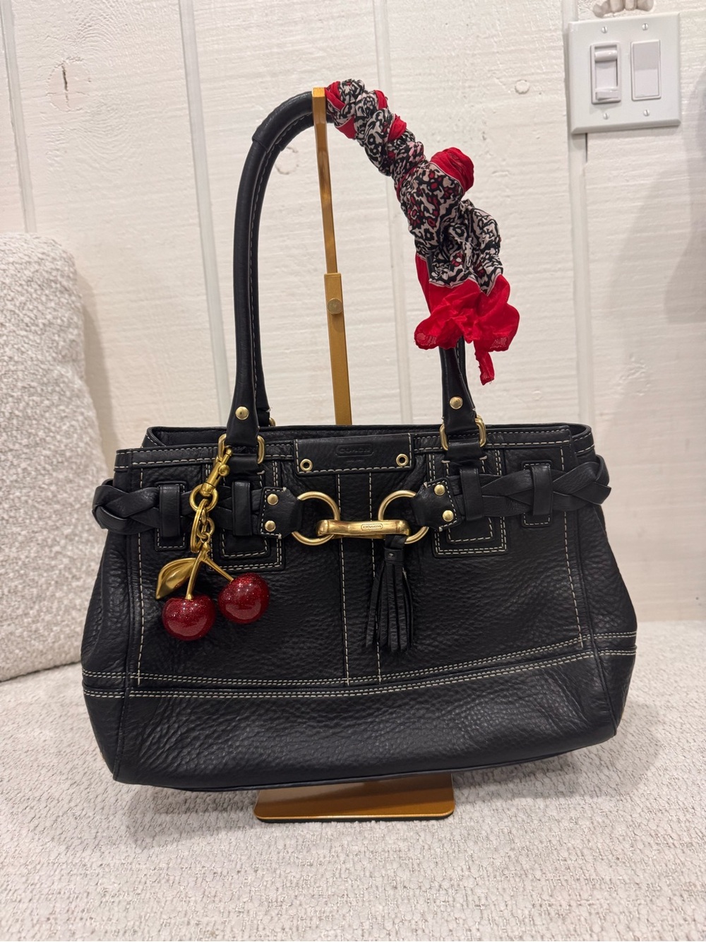 Vintage Coach Hampton Carryall Satchel Medium